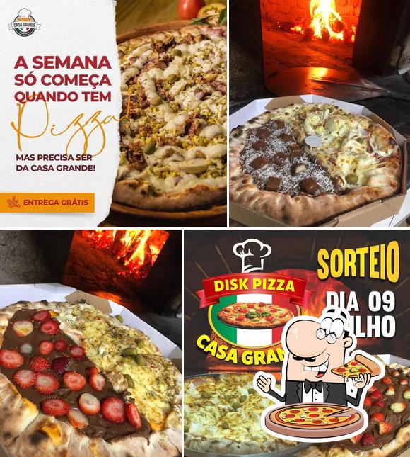 No CASA GRANDE PIZZARIA, você pode conseguir pizza