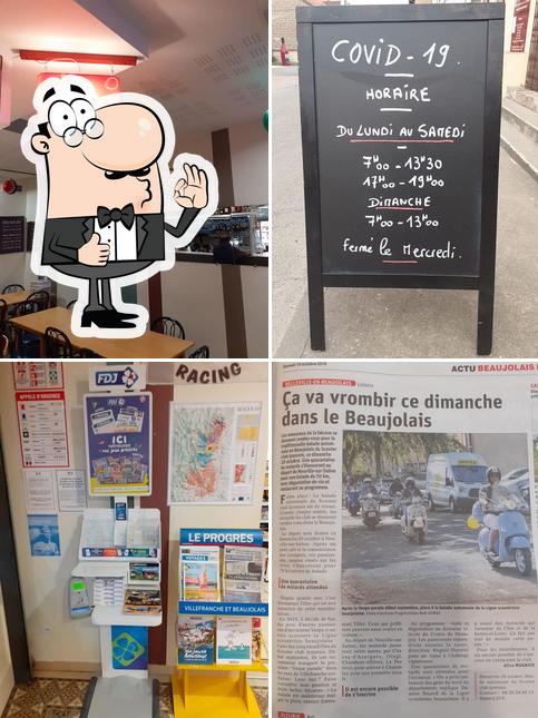 CAFE de la PLACE . Régnié-Durette Régnié