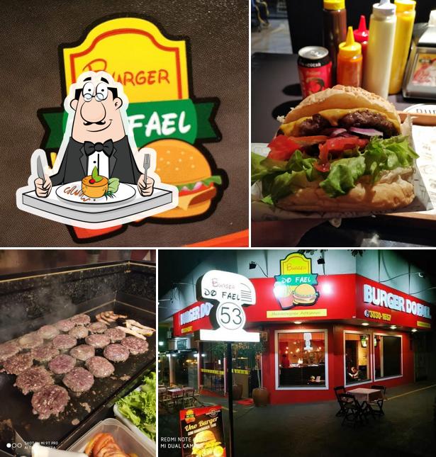 Comida em Burger do Fael