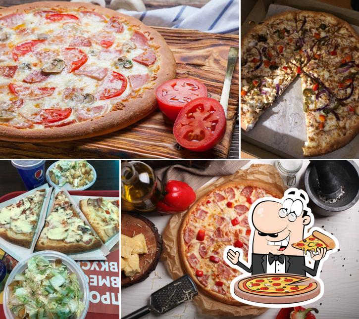 Essayez différents genres de pizzas