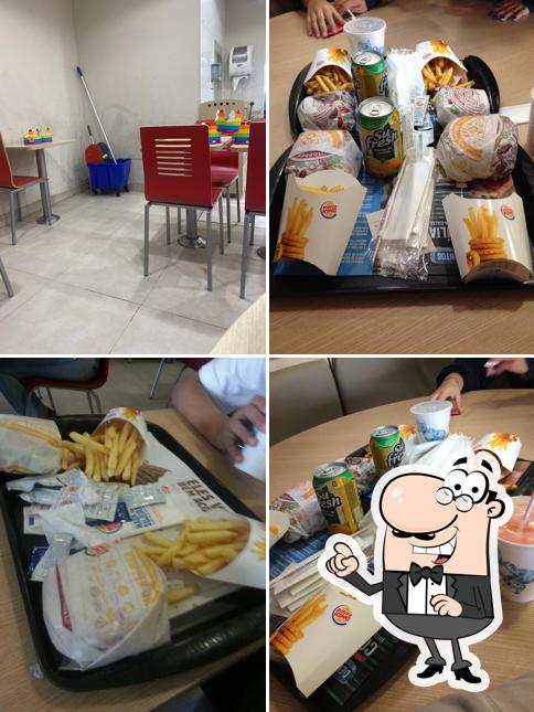 O interior do Burger King