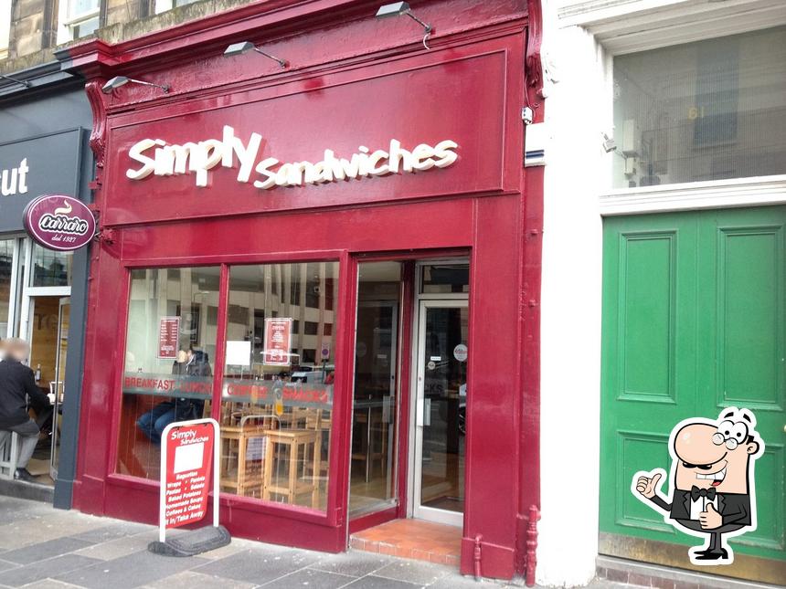 Simply Sandwiches, 59 Lothian Rd in Edinburgh Restaurant menu and reviews