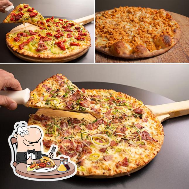 Peça diferentes estilos de pizza