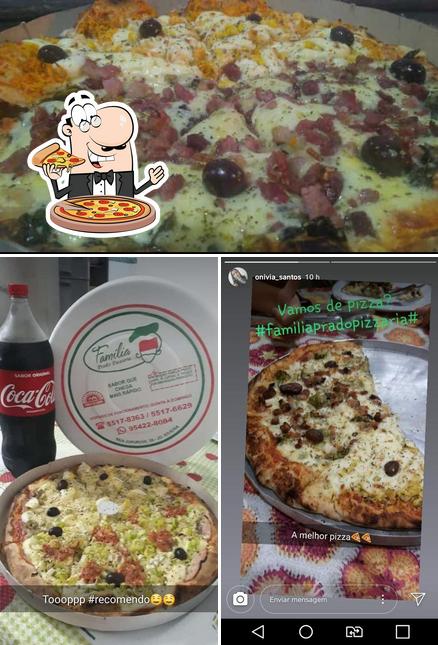 Experimente diferentes variedades de pizza