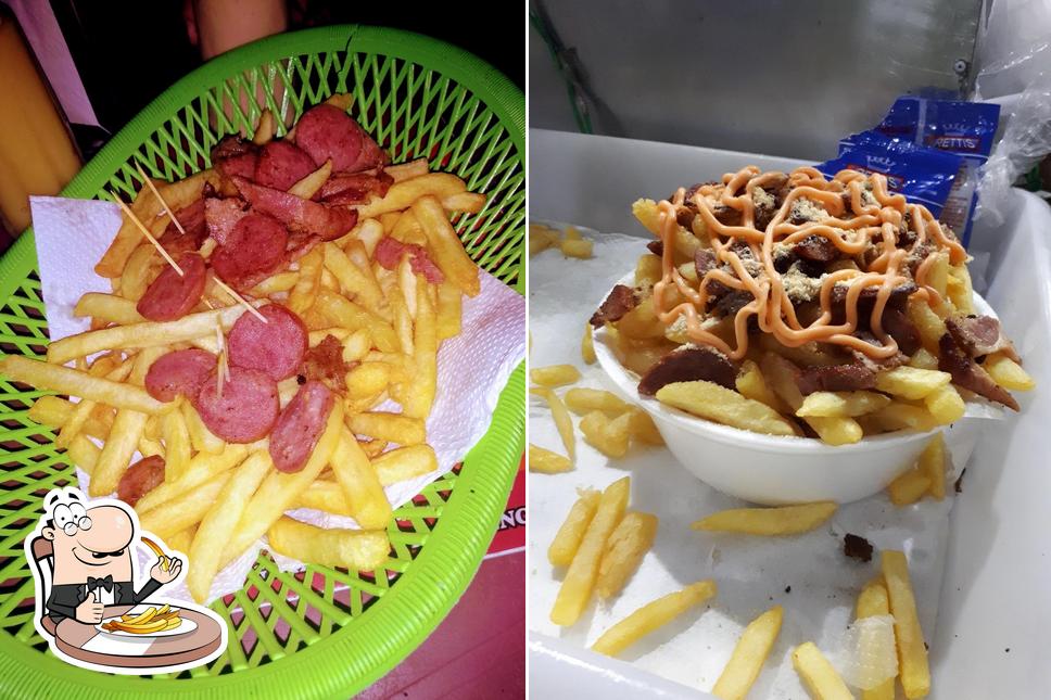 Peça cbatatas fritas francesas no Pastel da Kelly