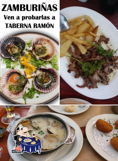 Закажите блюда с морепродуктами в "Taberna Ramón"