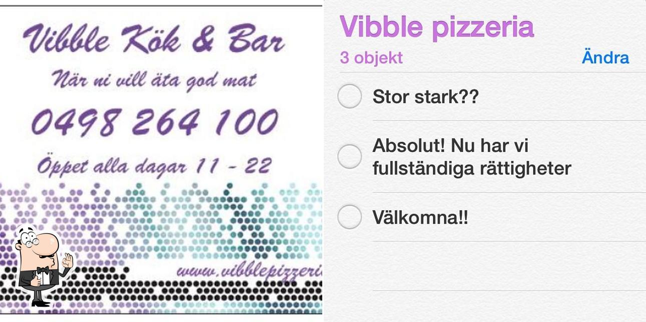Look at this image of Vibble Pizzeria HB