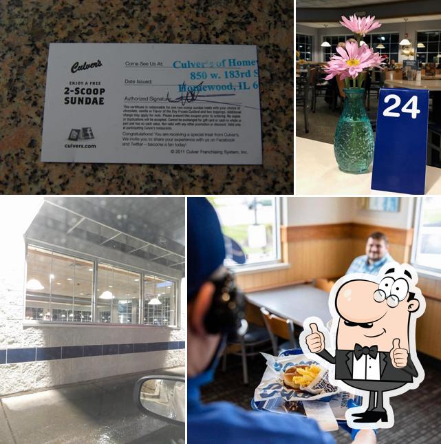 Culver’s, 850 183rd St in Homewood - Restaurant menu and reviews