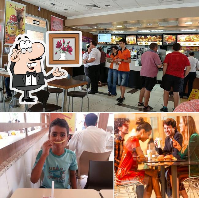 O interior do McDonald's