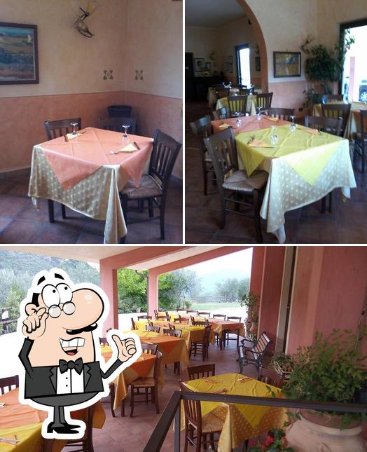 Gli interni di Ristorante-Pizzeria I REA