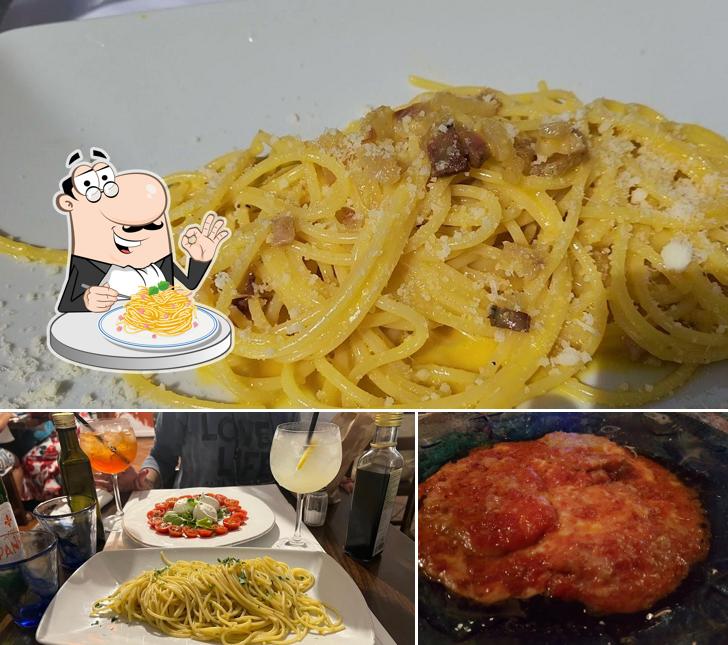 Spaghetti alla carbonara al Ristorante Bruno
