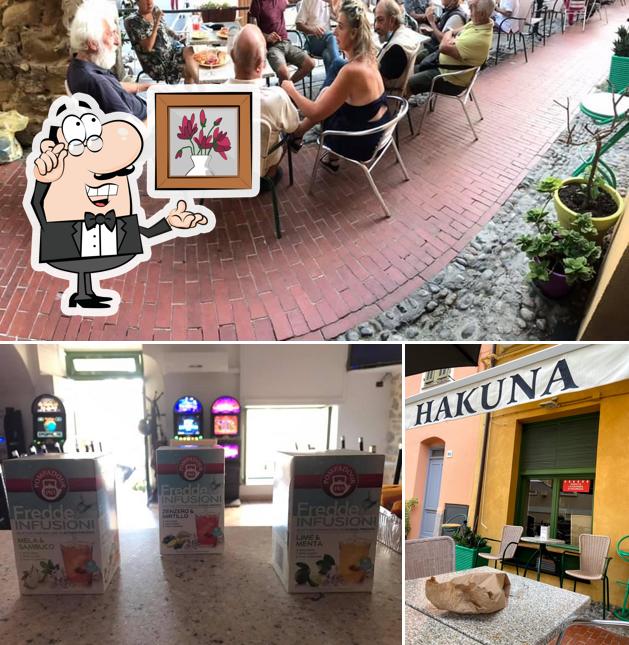 Gli interni di Bar Hakuna Matata