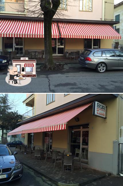 L'extérieur de Bar Trieste