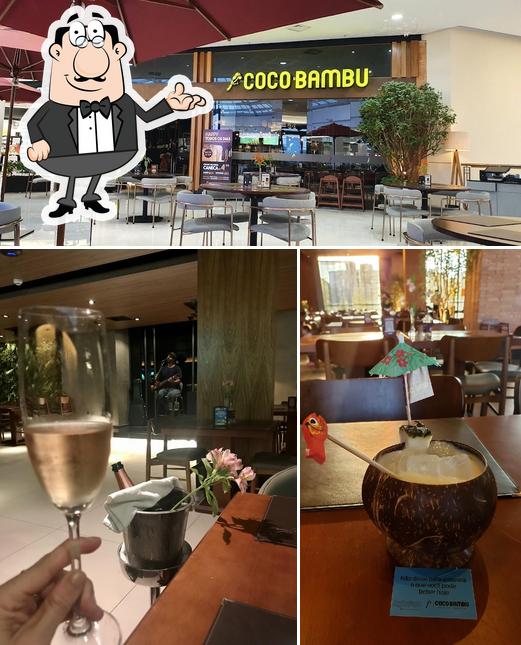 O interior do Coco Bambu Shopping Iguatemi Brasília: Restaurante e Frutos do Mar Lago Norte DF