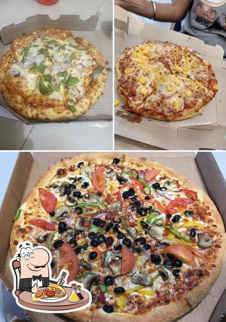 Try out different types of pizza