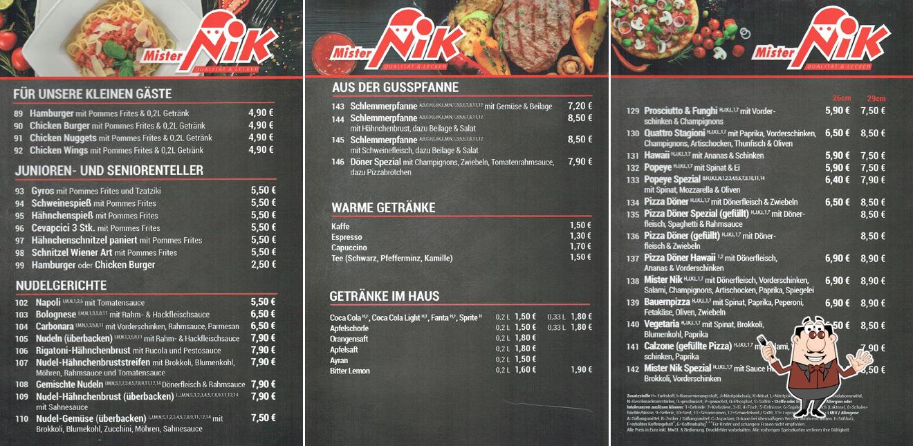 Nik's Pizza & Restaurant's Menu