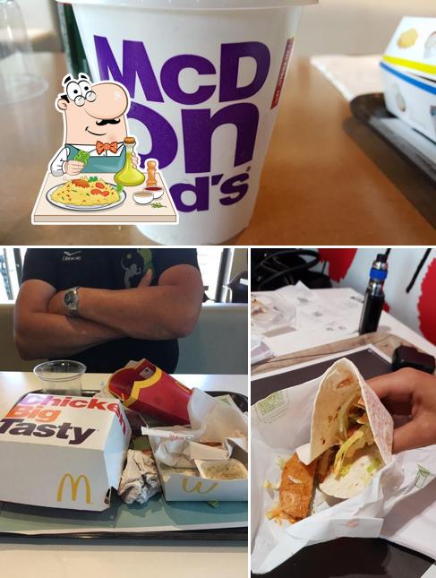 Parmi les différentes choses de la nourriture et la boisson, une personne peut trouver sur McDonald's