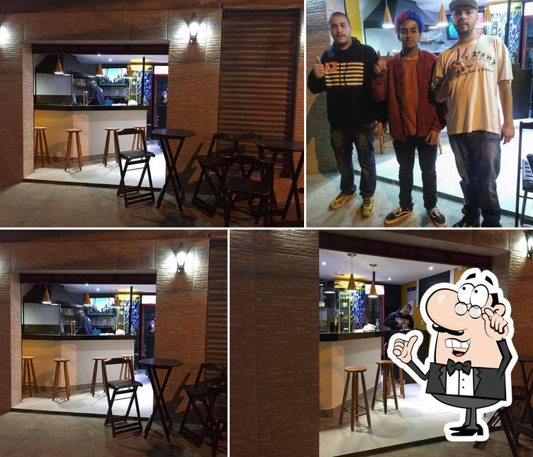 O interior do Goma Bar & Burguer