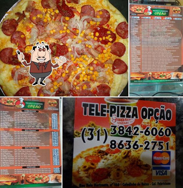 Comida em Opção Pizzaria