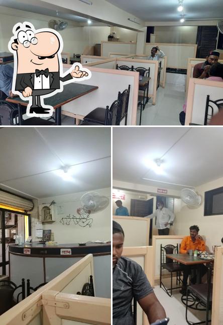The interior of Panchratna Pure Veg