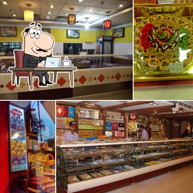 The interior of Gulab