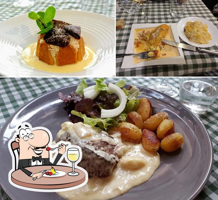 Еда в "Restaurant le Lyonnais"