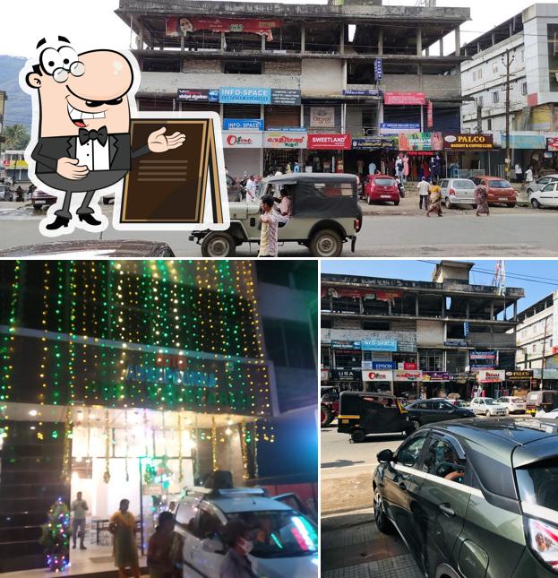 The exterior of Hotel Annapoorna