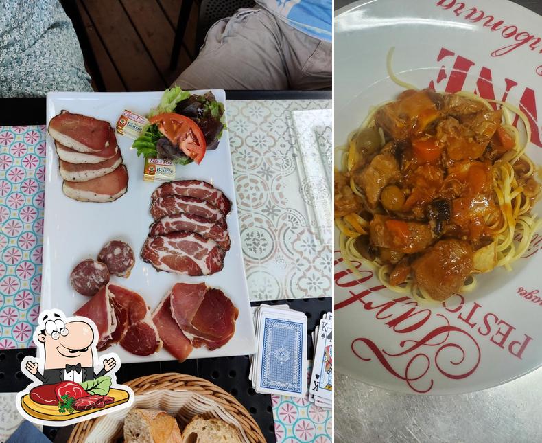 Commandez des repas à base de viande à Osteria U Russucciu Corte