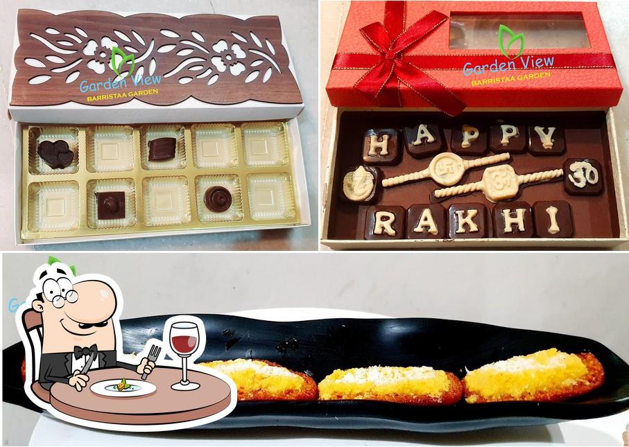 Food at Barristaa Garden Bakery