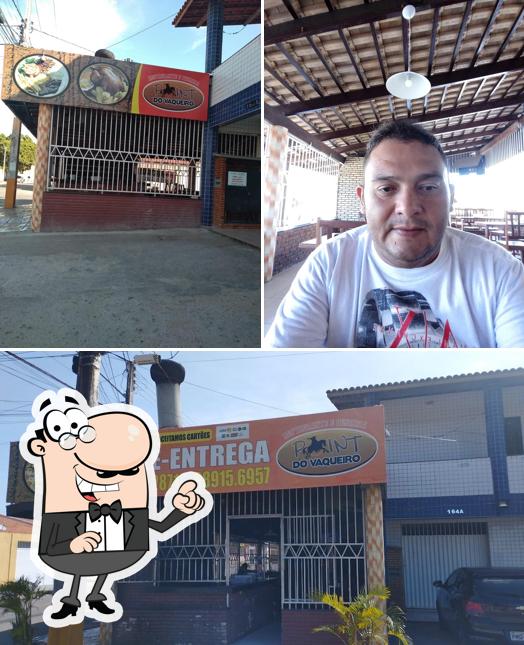 O exterior do Churrascaria e Pizzaria Point do Vaqueiro