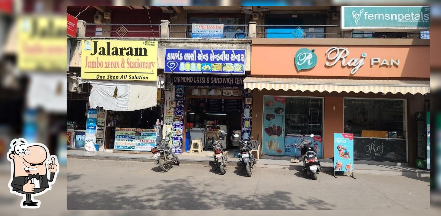 Diamond Lassi and Sandwich