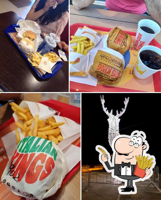 Ordina le patatine fritte a Burger King