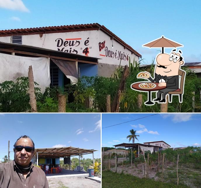 O exterior do Bar Deus é Mais. Beira do Rio Pardo