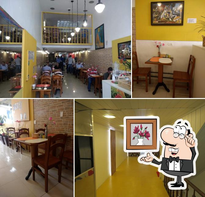 O interior do Restaurante Karu He Comida Brasileira