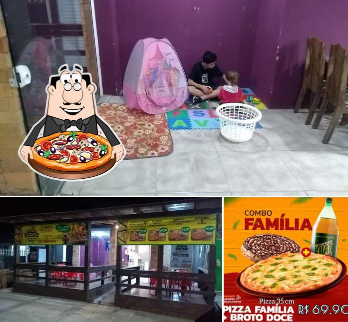 Consiga pizza no Pizzaria Alho e Oleo