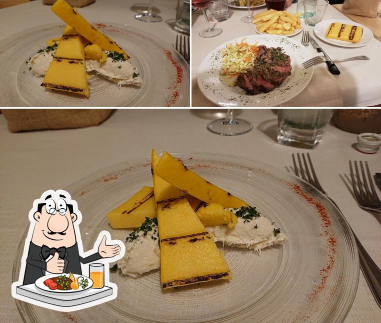 Cibo al Trattoria alla Baracca