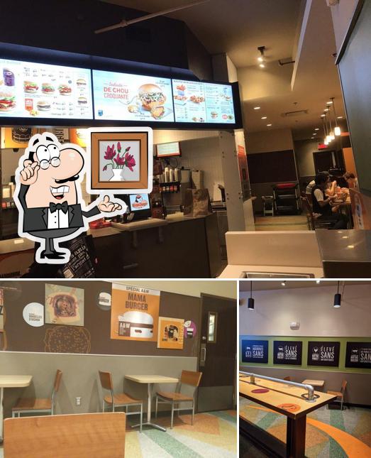 Installez-vous à l'une des tables de A&W Canada