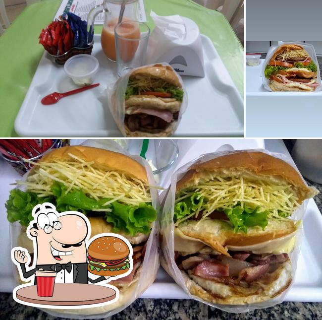 Consiga um hambúrguer no AMIGOS LANCHES