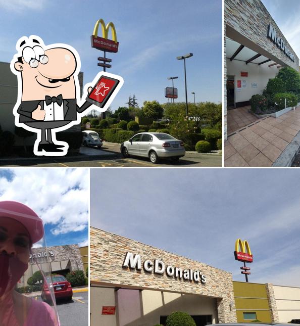 La parte exterior de McDonald's