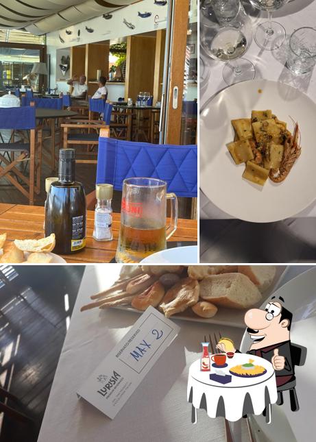 Piatto di formaggi al Lido della Palma