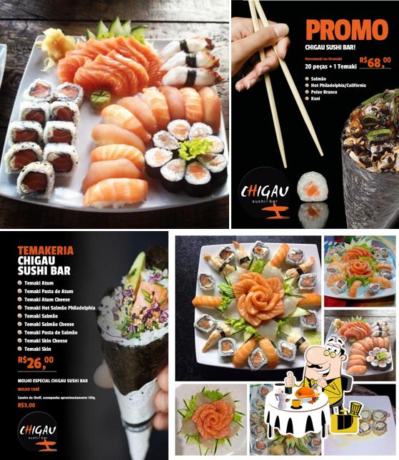 Comida em Chigau Sushi Bar