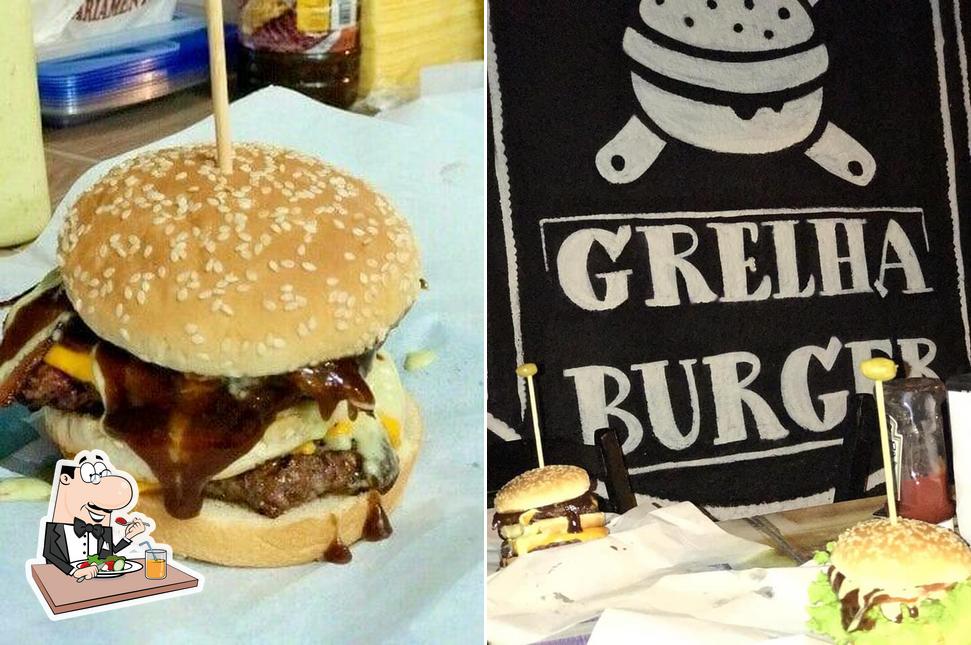 Comida em Grelha Burger