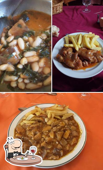 Еда в "Villa María Restaurante"