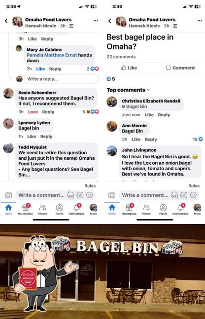 Bagel Bin Inc in Omaha Restaurant menu and reviews