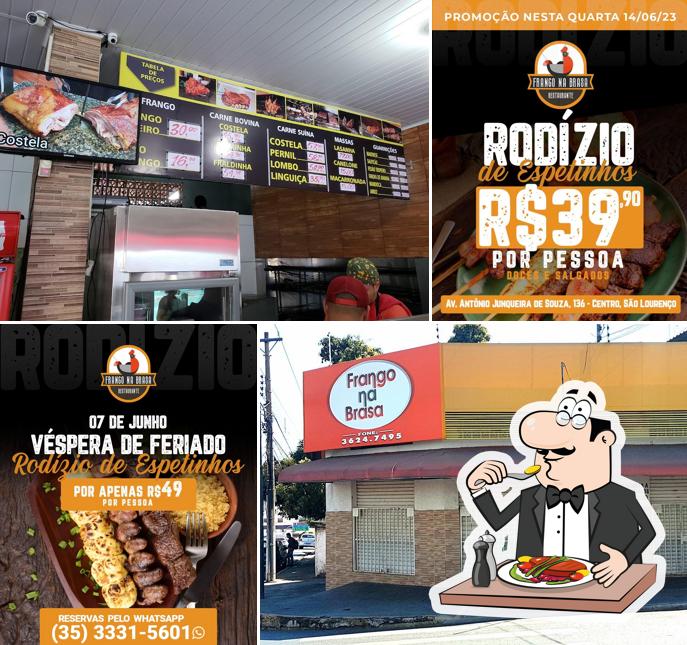 Comida em Frango na Brasa
