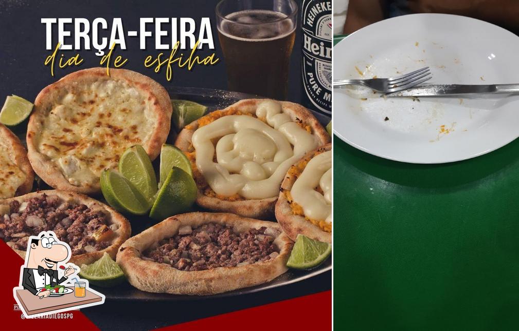 Platos en Diego’s Pizzaria