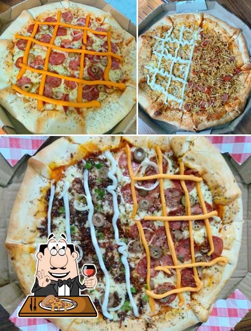 Escolha pizza no Le pizza