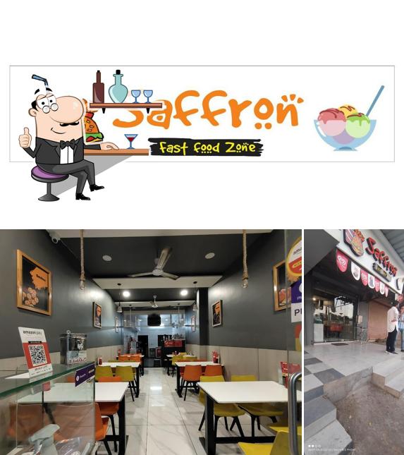 The interior of Saffron Fast Food Zone