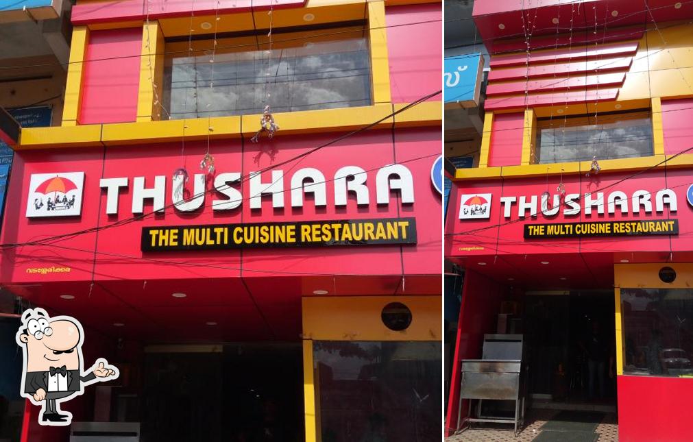 The interior of Thushara Restaurant