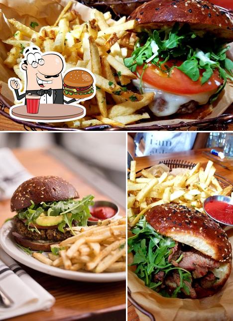Try out a burger at the topanga table
